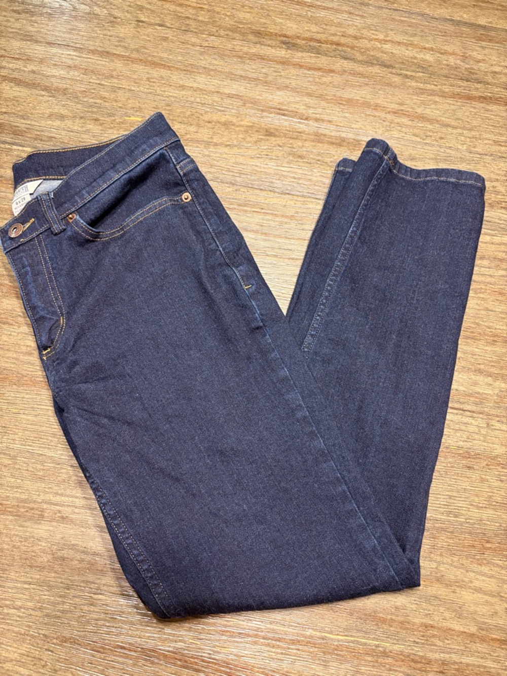 Duluth Trading Company Dark Indigo Women's Straight Jeans